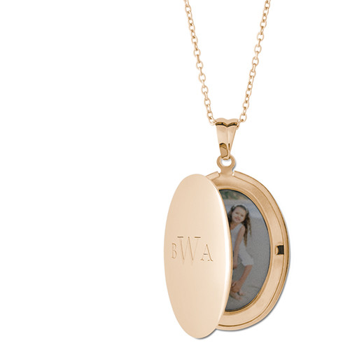 Monogram Trio Locket Necklace | Shutterfly