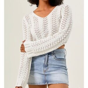Altar’d State Jordon Crochet Sweater | Poshmark