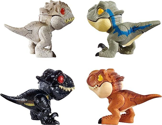 Jurassic World Dinosaur Snap Squad Collectibles for Display, Play and Snap On Feature for Attachi... | Amazon (US)