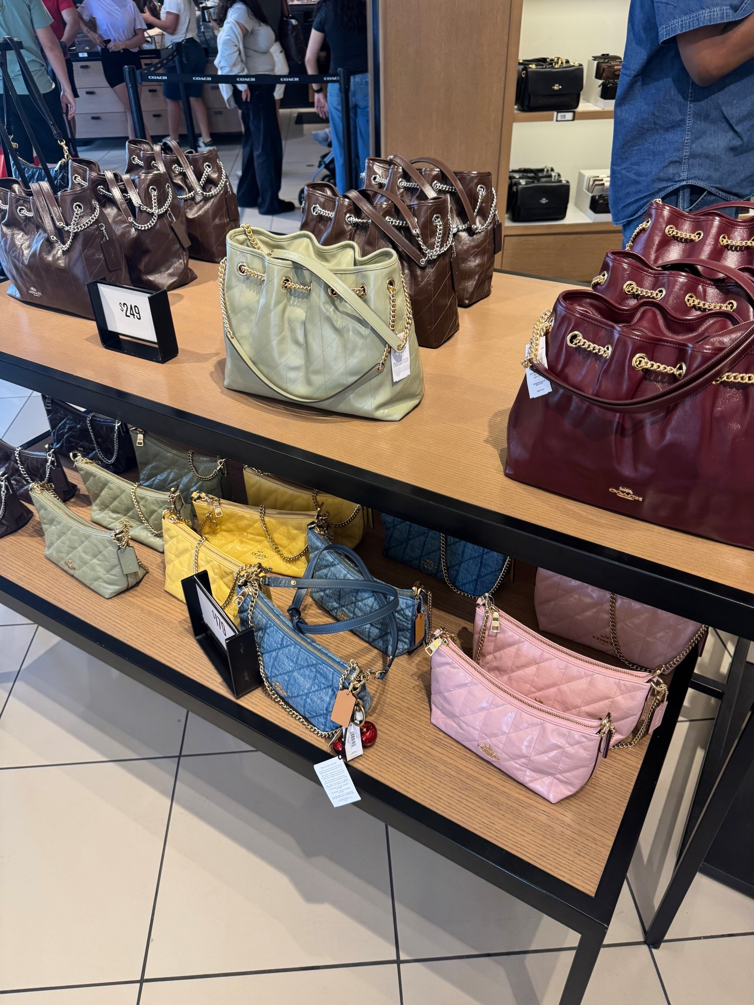 The pistachio Evelyn is calling! #coachoutlet #coachbag