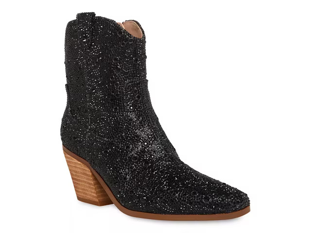 Betsey Johnson Emory Rhinestone Western Boot | DSW