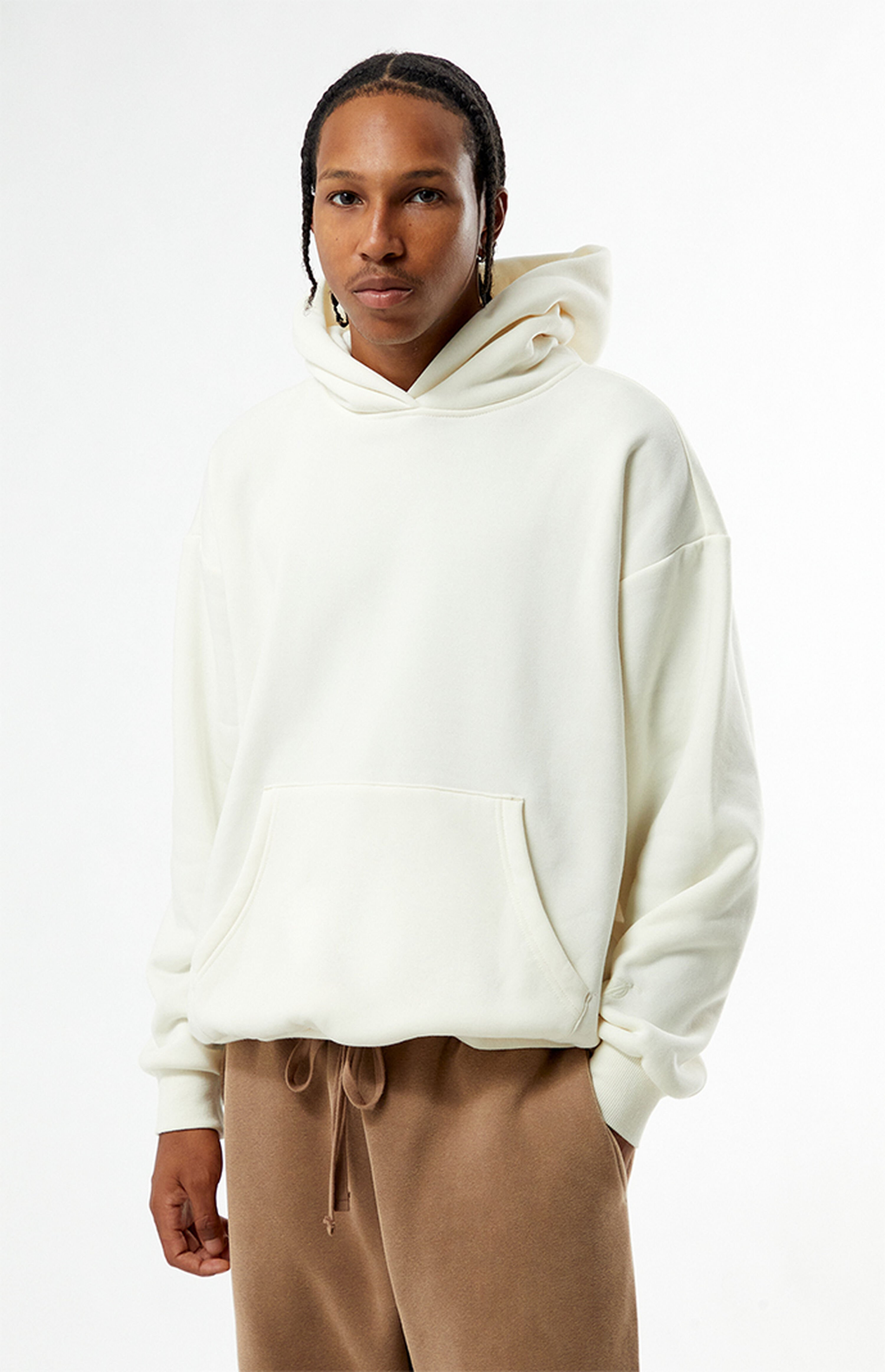 Pacsun Cream Solid Hoodie | PacSun