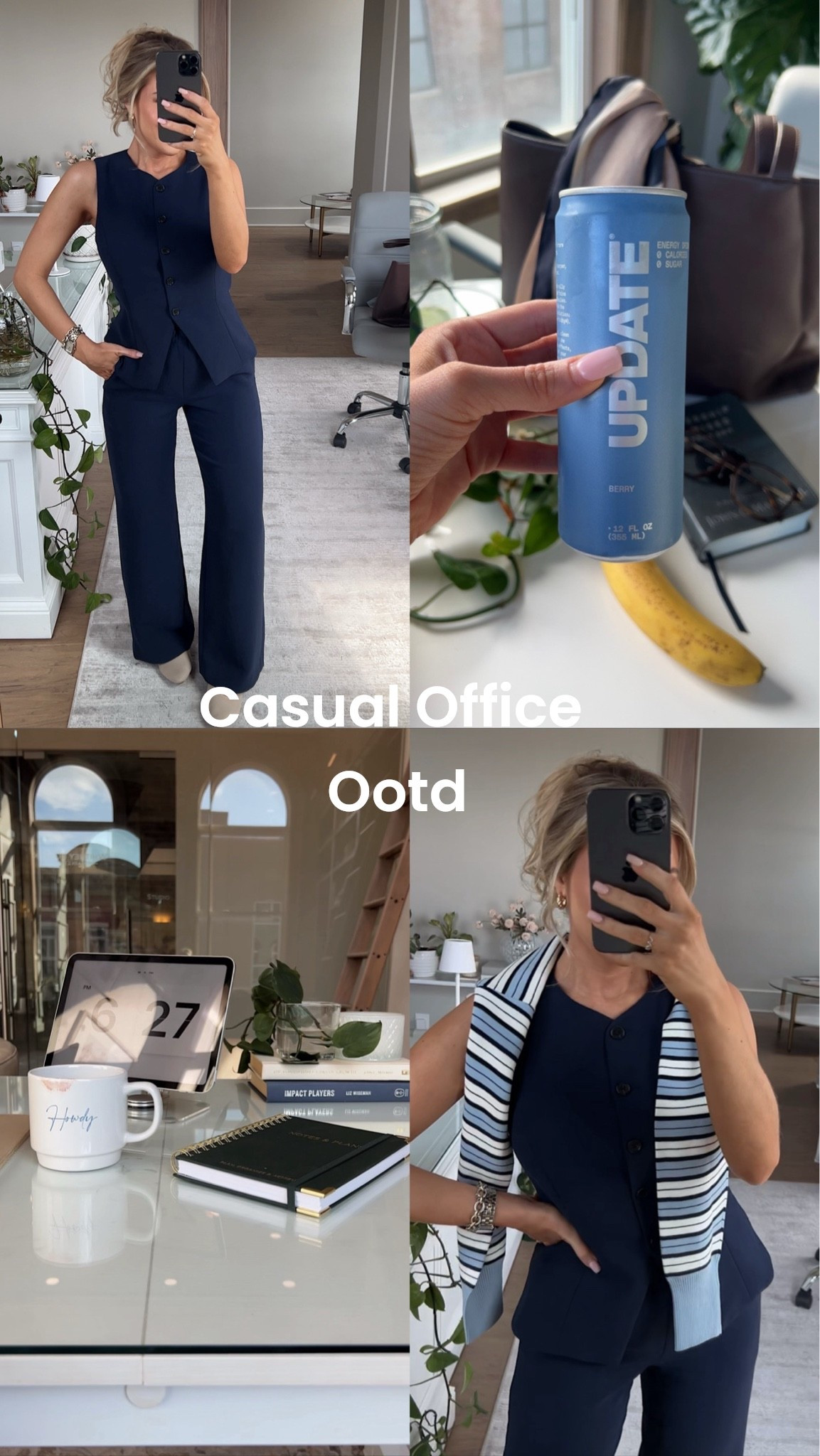 Cute casual office outfit for Friday! I LOVE these vests! Super versatile! 

Wearing size 6 in vest 
XS in cardigan and pants! 

business casual workwear, work outfits, teacher outfits, fall work outfits, fall workwear, office outfits, office wear for women, business casual outfits for women, business casual outfits, women’s workwear, work outfits for women, professional outfits for women, casual work outfits, business professional outfits, office outfit ideas, work outfit ideas, back to work outfits, September work outfits, fall office outfits

#LTKWorkwear #LTKootd