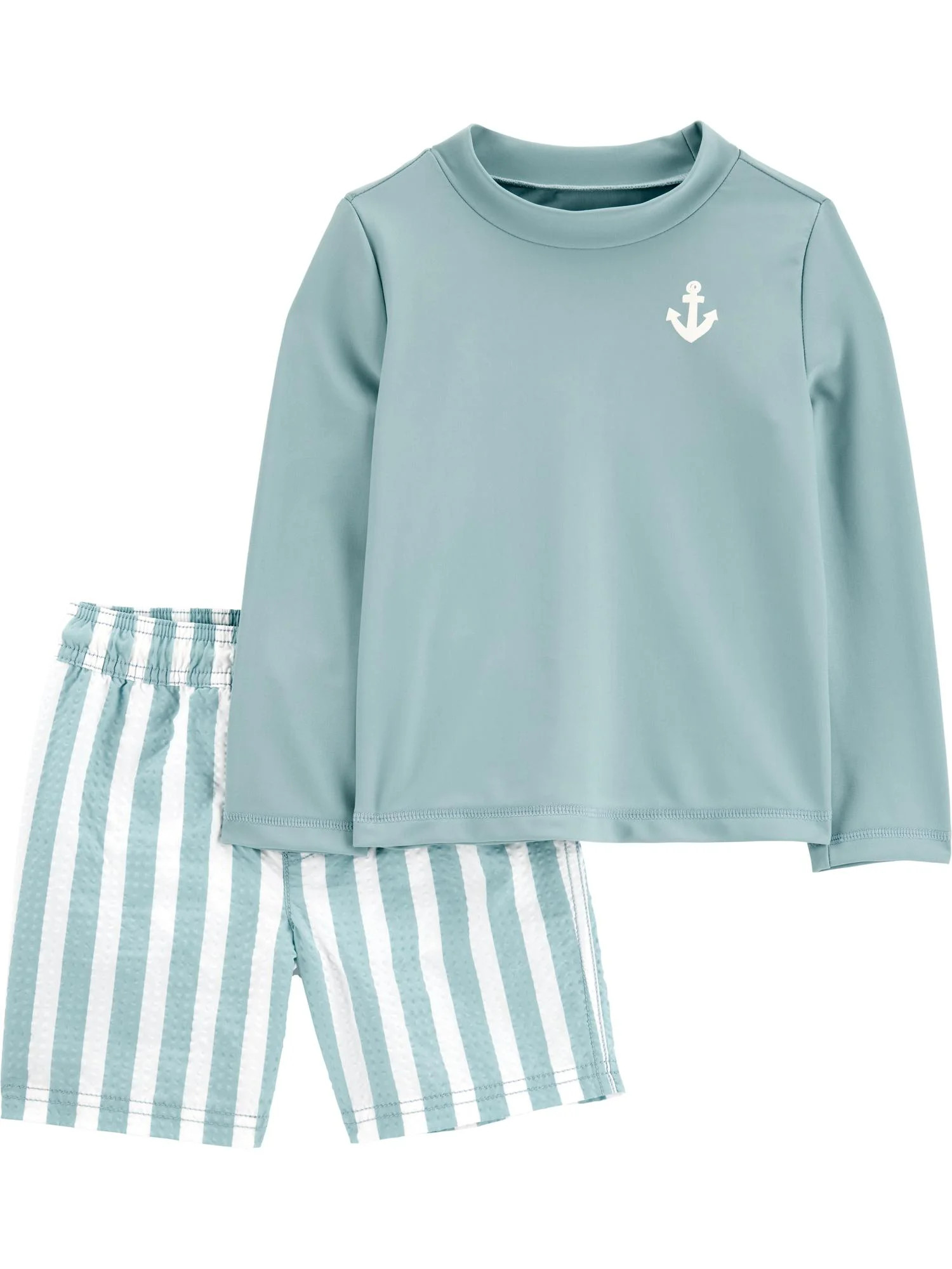 Carter’s Child of Mine Baby and Toddler Boy Two-Piece Rash Guard Set, Sizes 0/3M-5T | Walmart (US)