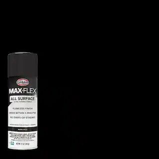 GLIDDEN MAX FLEX 12 oz. Matte Black Interior/Exterior All Surface Spray Paint and Primer GMF1011-... | The Home Depot