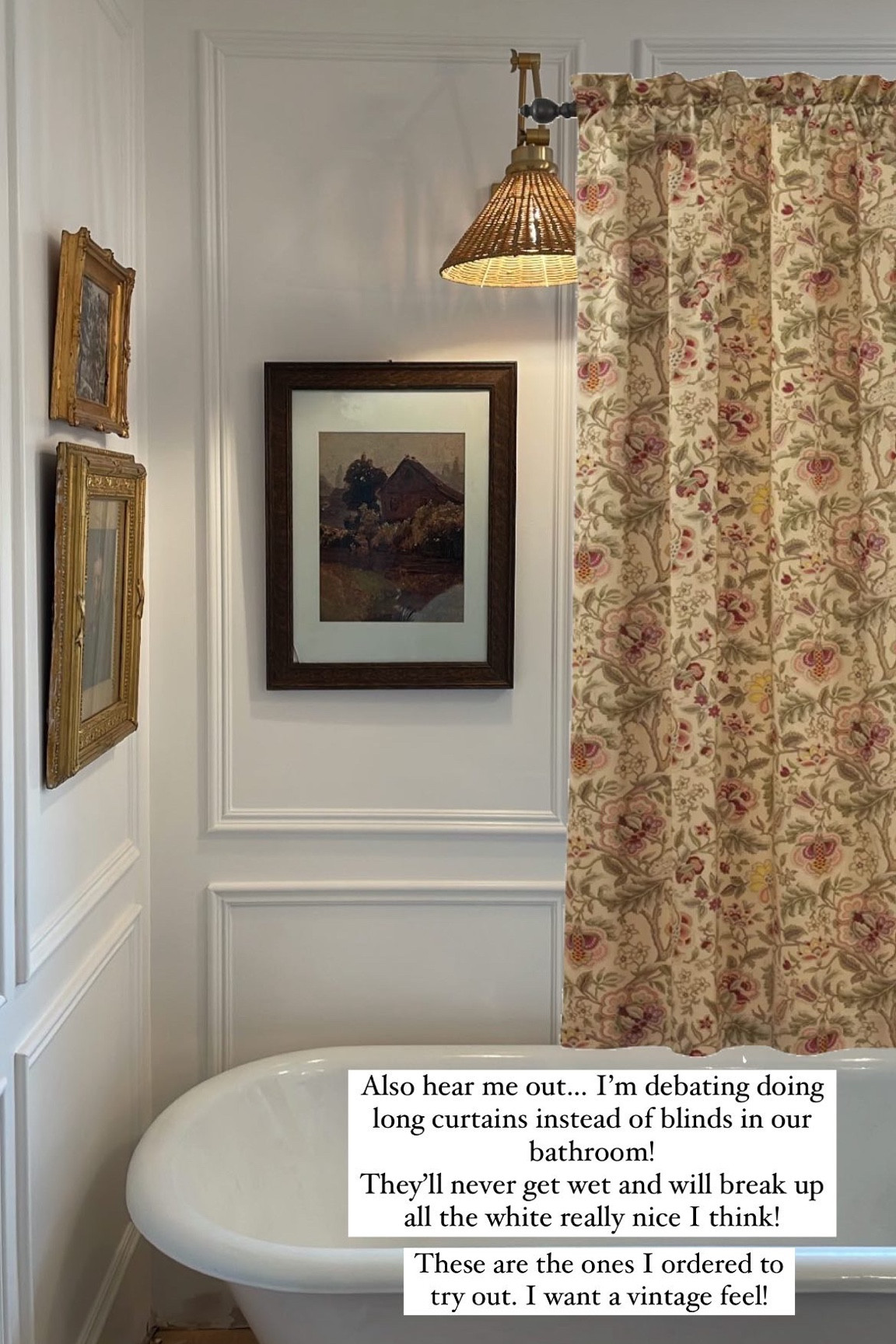 Favourite floral curtains