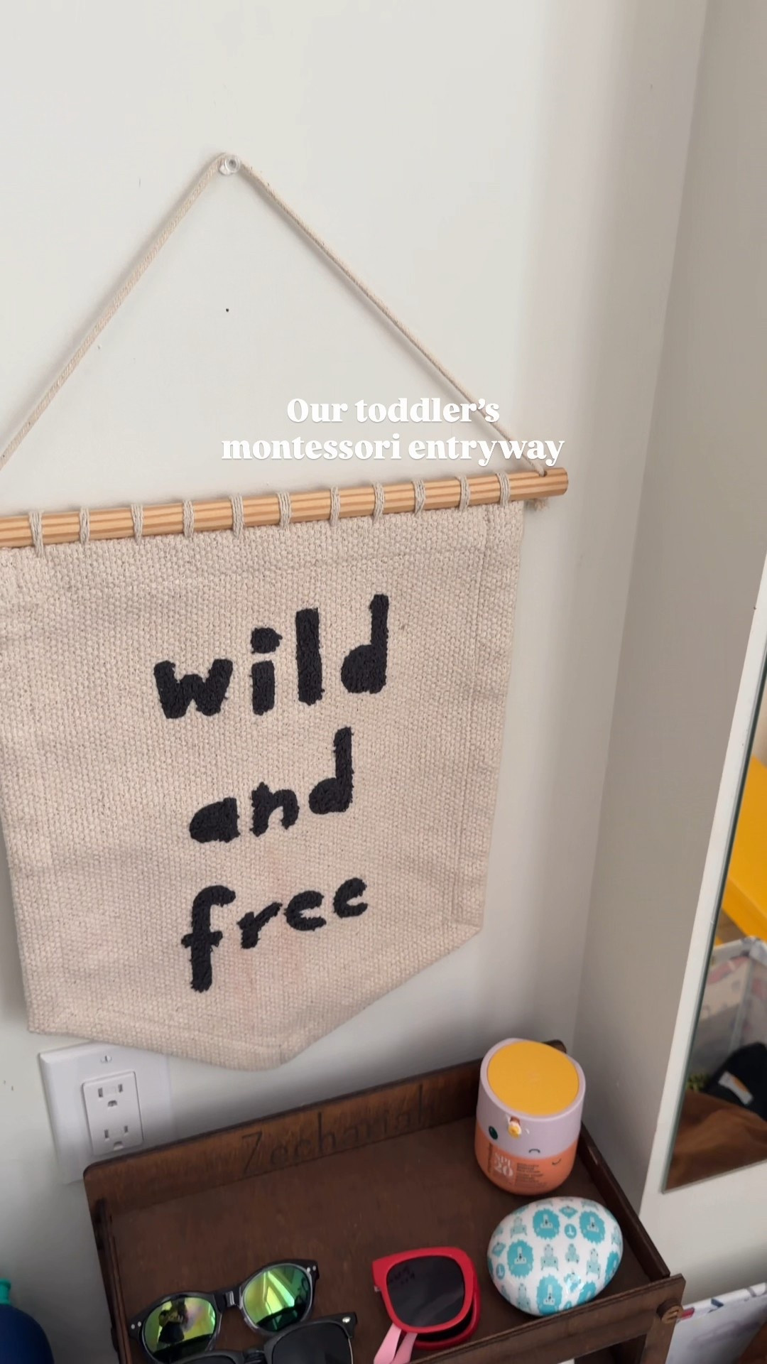 The cutest little entryway ⭐️

Teaching them to place things in designated areas from a young age is so important! Having mittens, beanies, socks, etc  in one place makes it so much easier to get out of the house❄️⛅️! 

Such a good way to teach them independence, and trust me when I say this, it starts young👌

Everything is linked on our LTK in bio🫶🏼

#montessorikids #montessorihome #entrywayideas #toddlermom #ugccreator 

entryway ideas for toddlers, montessori style home, montessori kids, raising capable adults, teaching independence

#LTKcanada #LTKkids #LTKhome