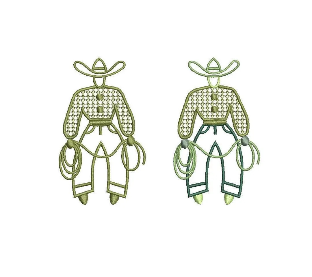 Cow Boy Bundle (2 Versions) PES DST JEF ++ Machine Embroidery Design, 3 Sizes per Version, Instan... | Etsy (US)