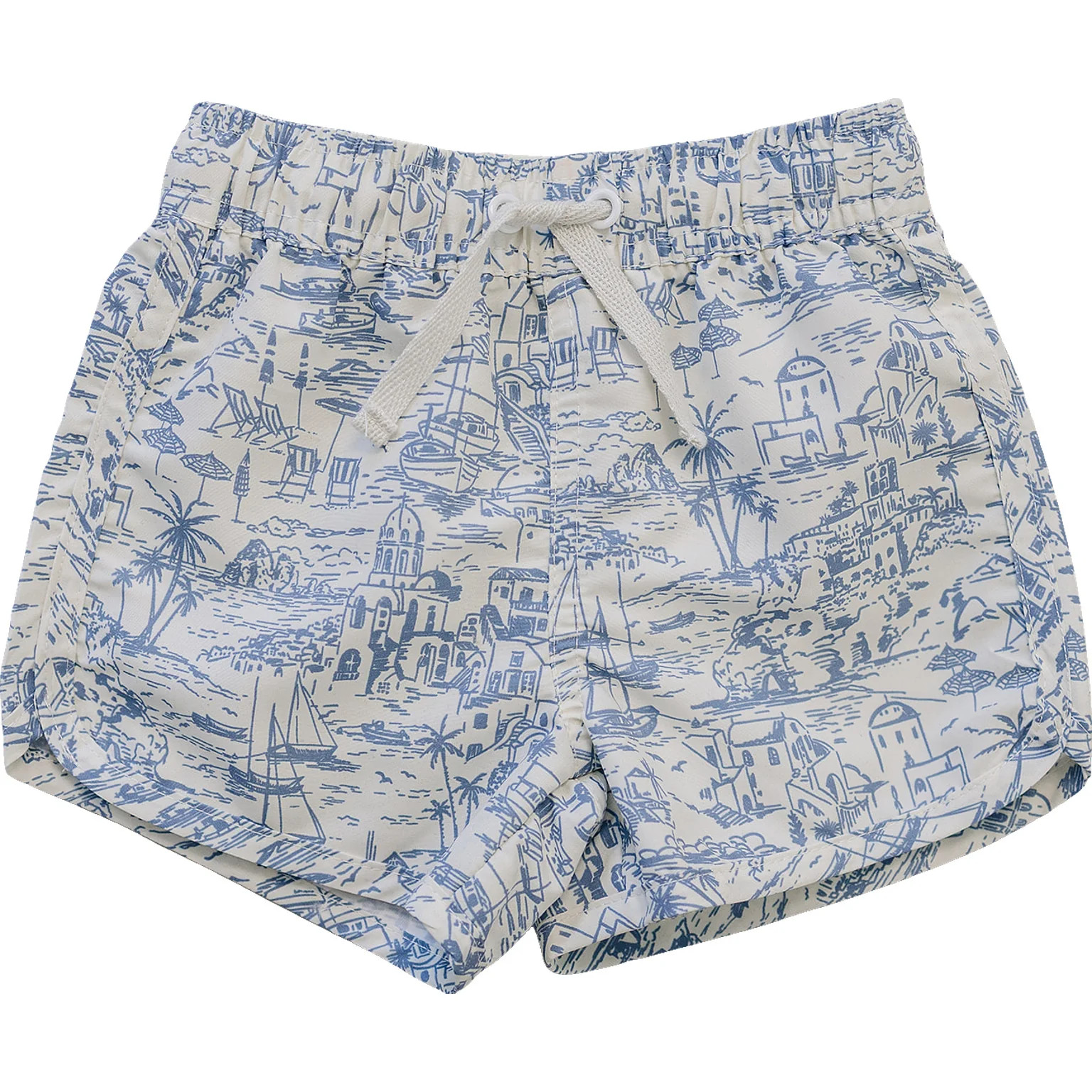 Santorini Swim Shorts | Mebie Baby