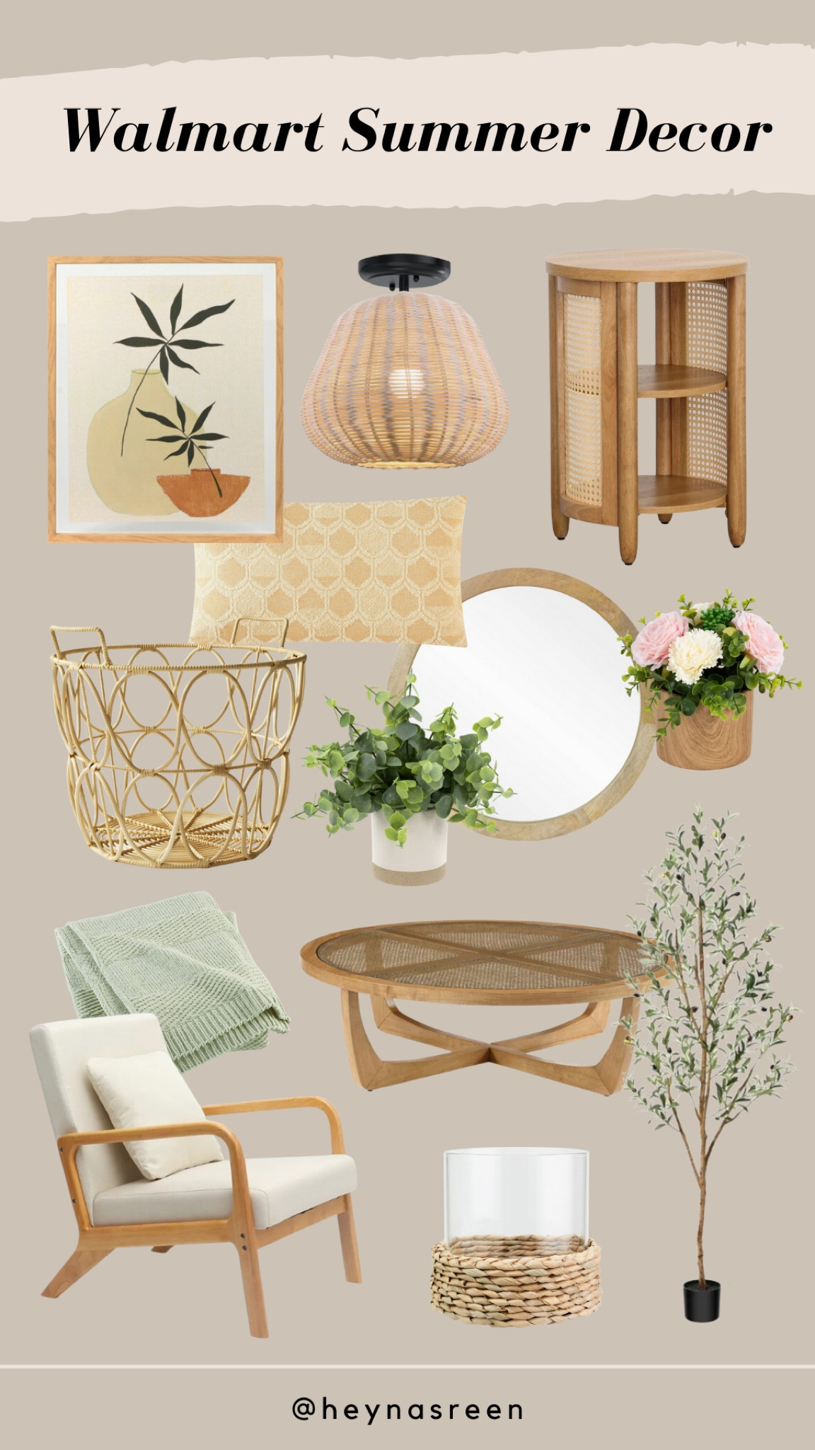 Walmart decor I’m loving for summer! Lots of color and rattan details 🤍

#LTKFindsUnder100 #LTKHome #LTKSeasonal