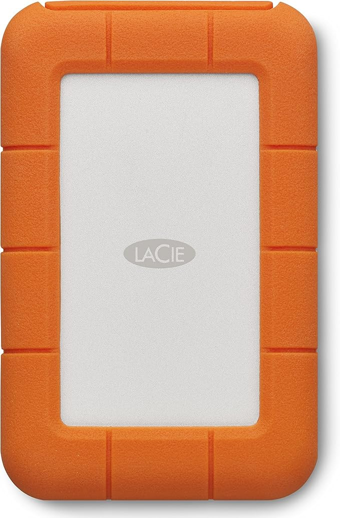 LaCie Rugged USB-C, 4TB, Portable External Hard Drive, Drop, Shock, Dust, Rain Resistant, for Mac... | Amazon (US)