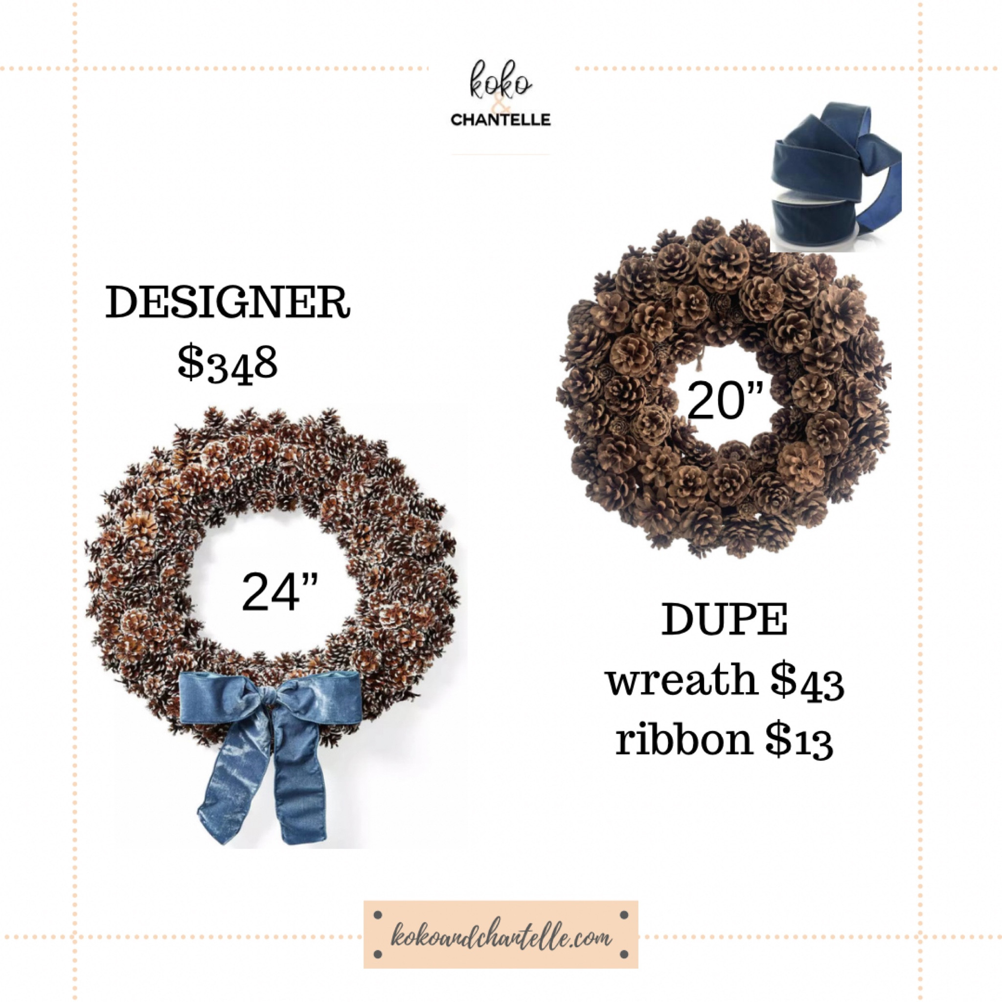 Whoa! This is such a good dupe for a fraction of the cost!

Serena and Lily pinecone wreath
Pinecone wreath dupe

#LTKhome #LTKfindsunder50 #LTKHoliday