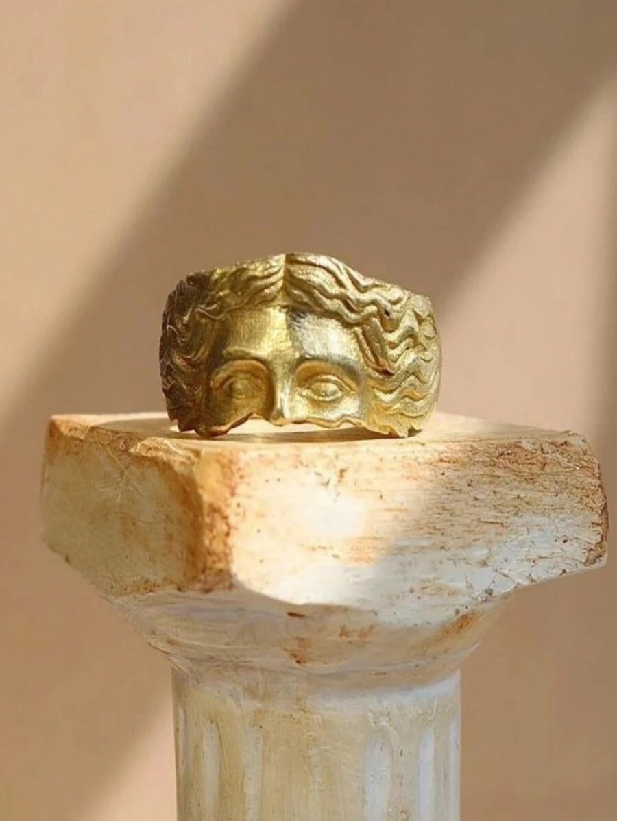 1 PC Venus Half Face Ring Exaggerated Cold Wind Open Ring | SHEIN