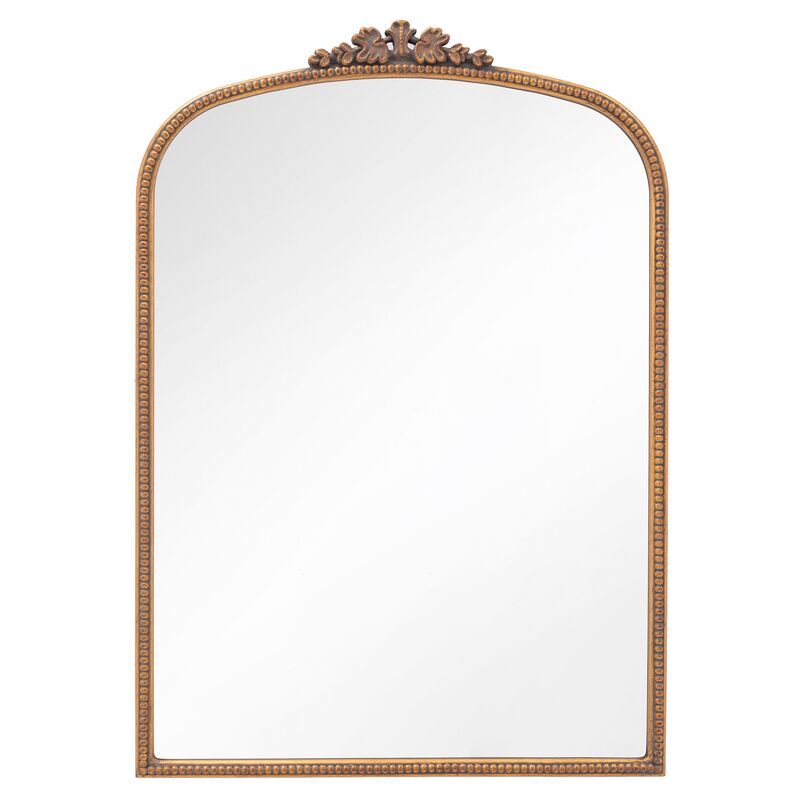 Bridgitte Ornate Wall Mirror, Antiqued Gold | One Kings Lane