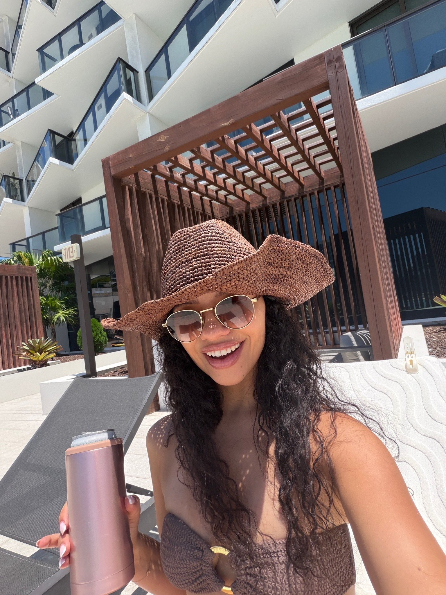 Poolside ready with my hand cooler!
@Monday Swimwear

#LTKSwim #LTKTravel #LTKdayinmylife