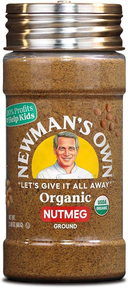 Newman's Own Organic Ground Nutmeg; USDA Certified Organic; Non-GMO; Kosher; 2.4 Oz Bottle | Amazon (US)