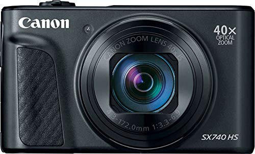 Canon PowerShot SX740 HS Camera with 40x Optical Zoom and 20.3 Megapixel CMOS Sensor (International Model, Black) | Amazon (US)