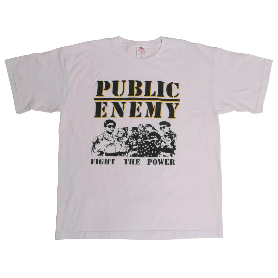 Public Enemy Shirt Fight the Power Chuck D and Flavor Flav American Hip Hop Rap Group Fear of a B... | Etsy (US)