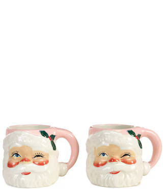 Southern Living Sweet Christmas Collection Santa Mug, Set of 2 | Dillard's | Dillard's