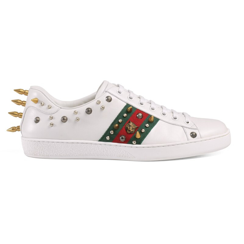 Gucci Ace studded leather sneaker | Gucci (EU)