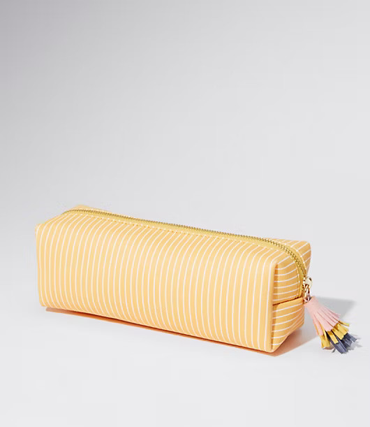 LOFT Striped Makeup Bag | LOFT