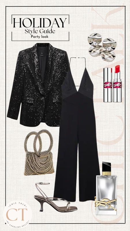 Take 40% off this holiday party look via Mango!!! This bag and earrings are 30% off!!!
Ysl beauty, perfum, holiday party look, party outfit

#LTKsalealert #LTKHoliday #LTKCyberWeek