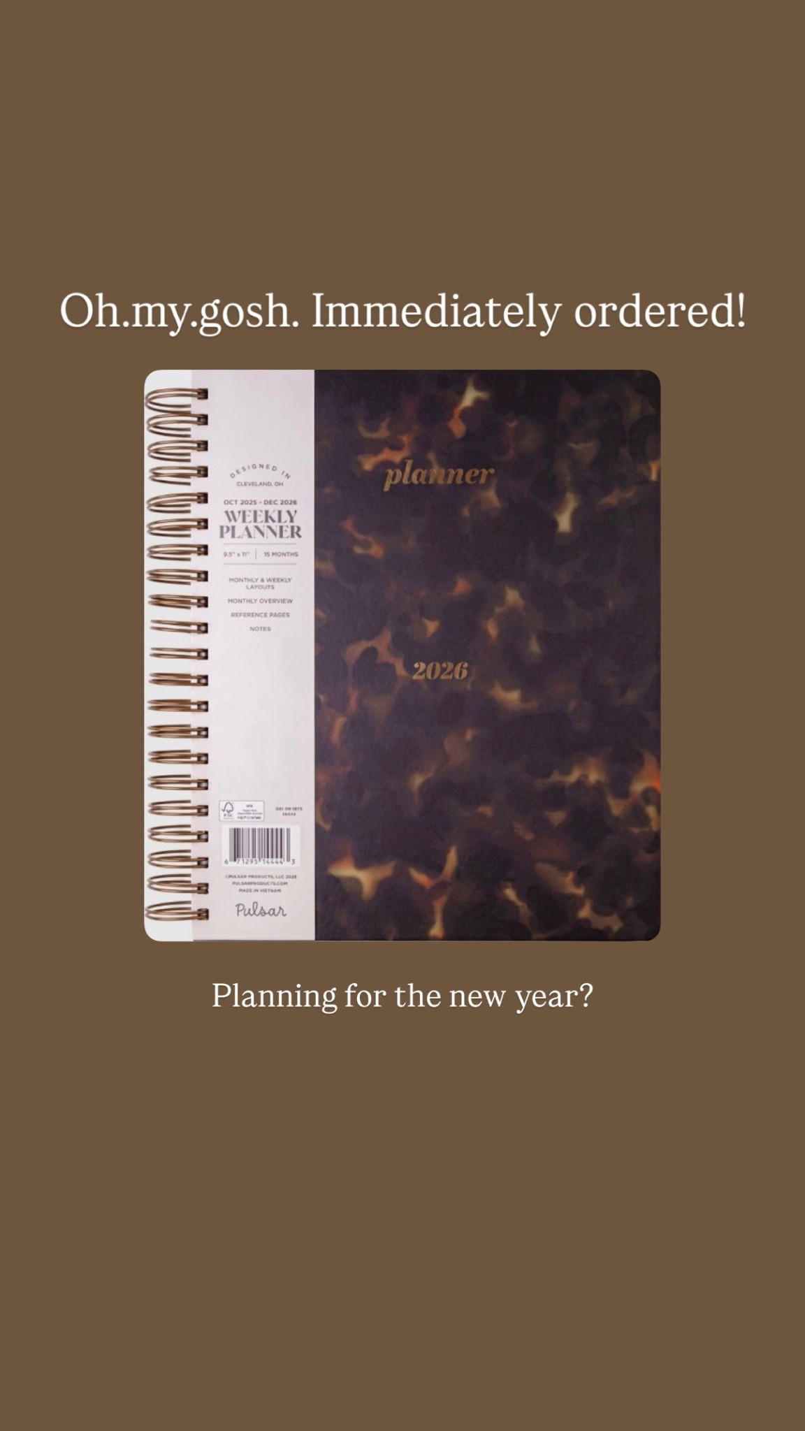 In love with this planner! Start now and carries through 2026!

#LTKmorningroutine #LTKmomlife #LTKSaleAlert