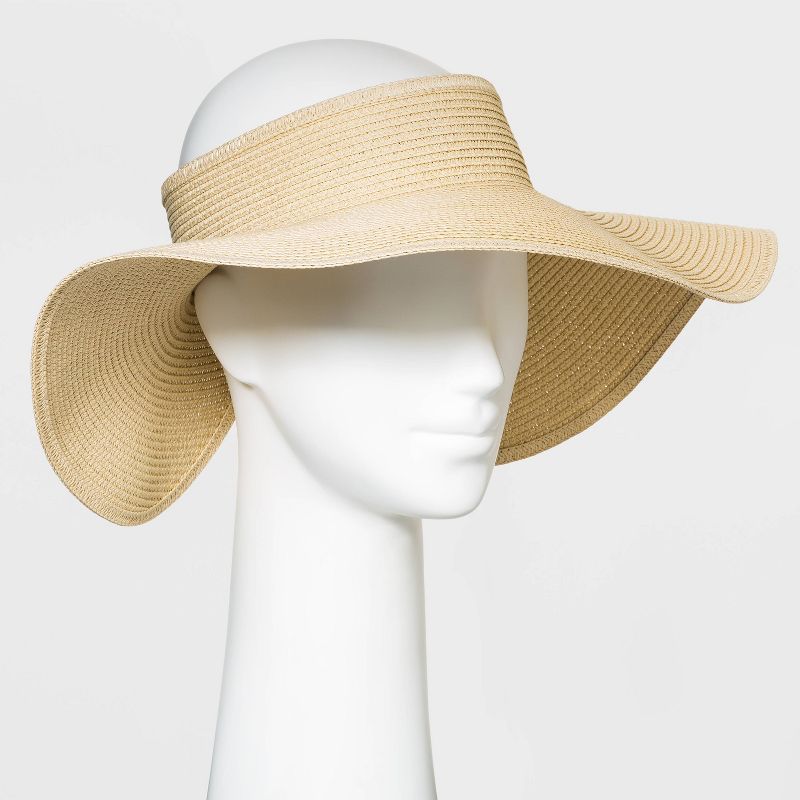 Women's Packable Straw Visor Hat - Shade & Shore™ | Target