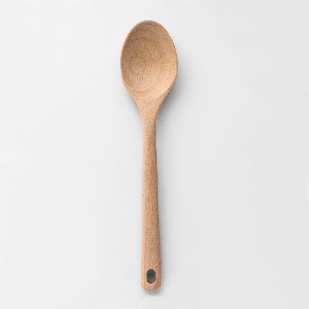 Beech Wood Solid Spoon - Made By Design , Brown | Target