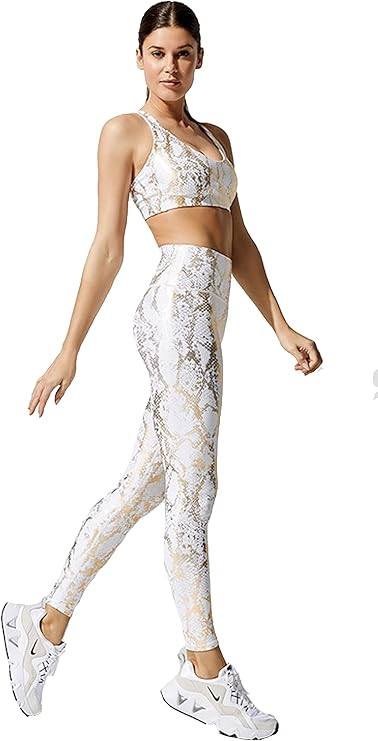 Active4U Women 2 Piece Workout Outfits Sports Bra Seamless Leggings Yoga Gym Activewear Set | Amazon (US)