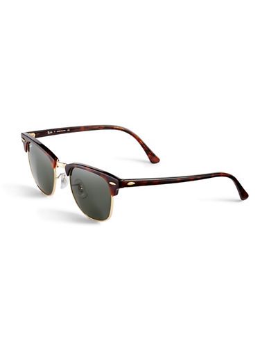 Ray-Ban Clubmaster Classic Sunglasses-TORTOISE-One Size | The Bay (CA)