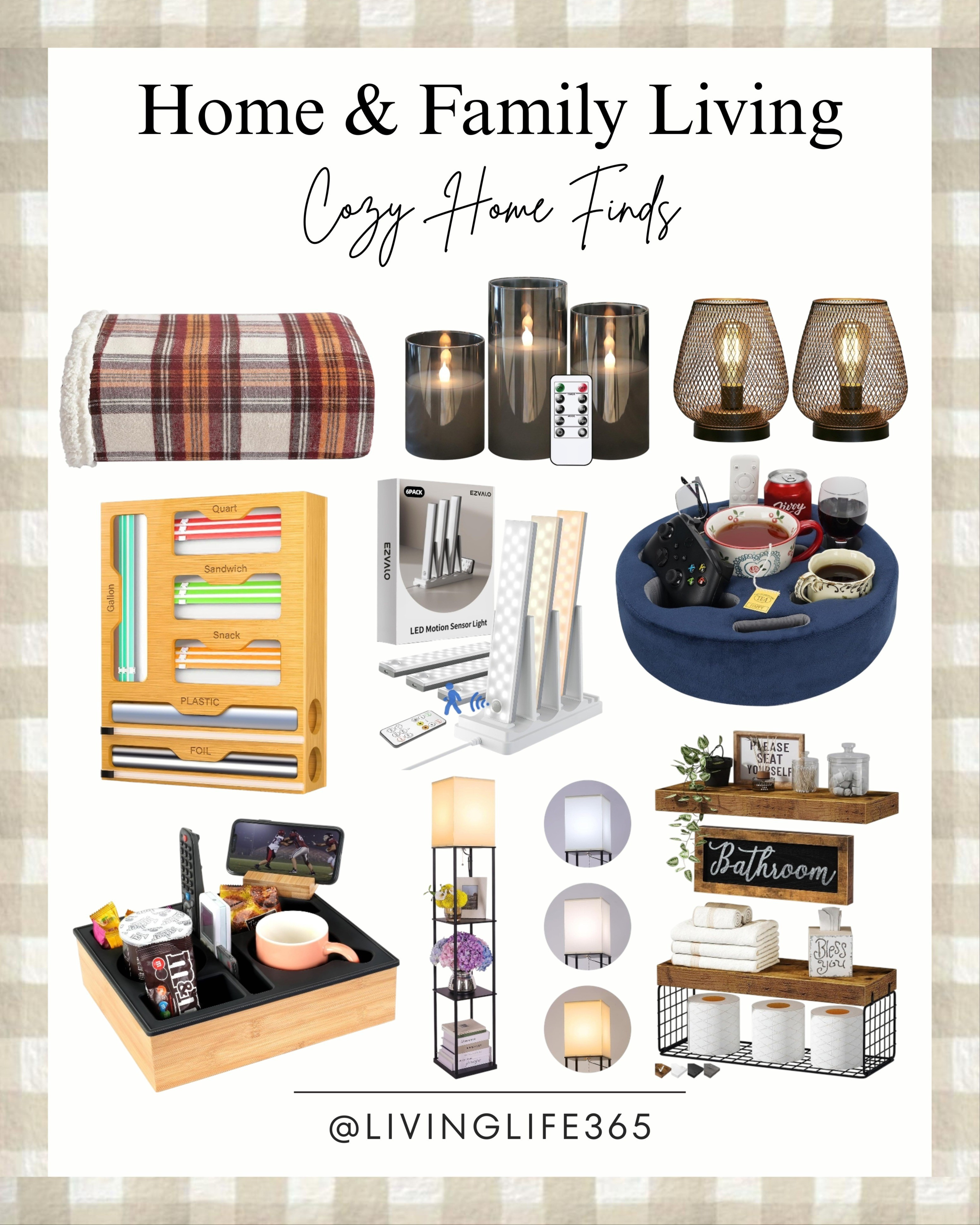 Time to get cozy!️ I've been on a mission to find the coziest home and family finds to make your space feel extra special. From plush blankets to ambient lighting, these are the little things that make a big difference. Click the link to shop all the cozy vibes and get ready to settle in! #CozyHome #HomeDecor #HomeFinds #InteriorStyling #FamilyLife #CozyVibes #ShopTheLook #LTKHome

#LTKHome #LTKFallSale #LTKSaleAlert