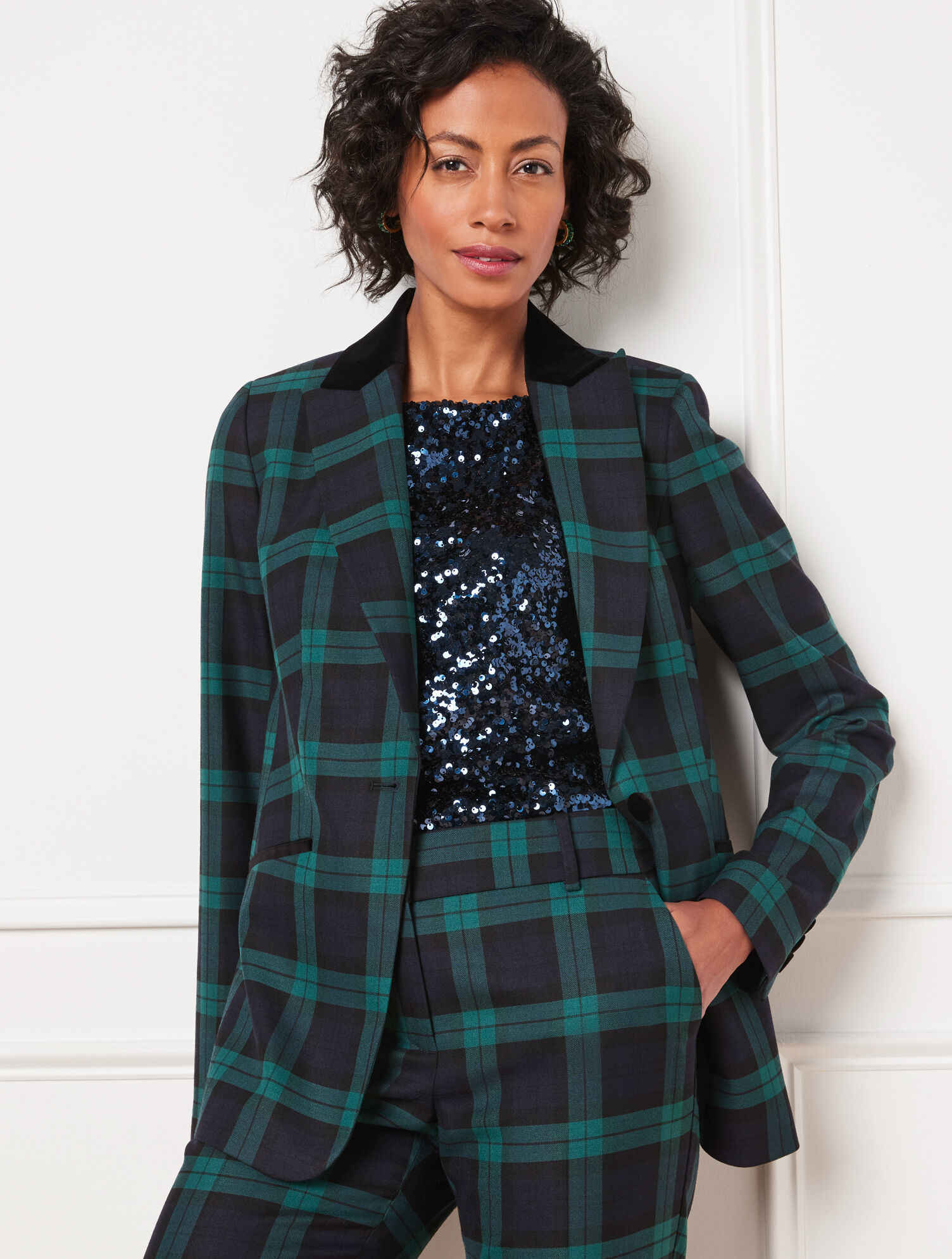 Dashing Tartan Blazer | Talbots