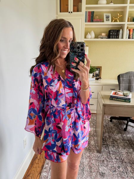 Romper. Pink Lily. Summer romper. 
Size S
Use code TWOPEAS20 for 20% off
@pinklily #pinklily #pinklilypartner

#LTKfindsunder50 #LTKSeasonal #LTKover40