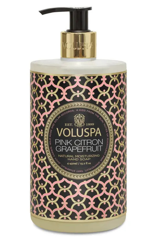 Voluspa Pink Citron Grapefruit Hand Soap at Nordstrom, Size 15.2 Oz | Nordstrom