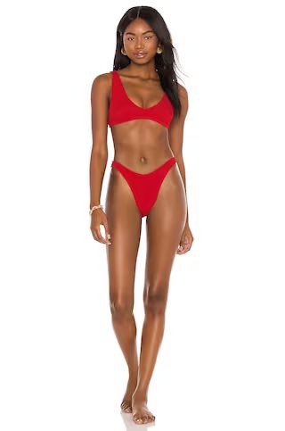 Bond Eye Scene Bikini Bottom in Baywatch Red from Revolve.com | Revolve Clothing (Global)