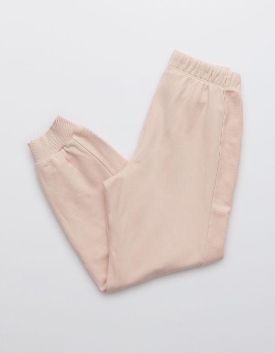 Aerie Luxe Inside Out High Waisted Cropped Jogger | American Eagle Outfitters (US & CA)