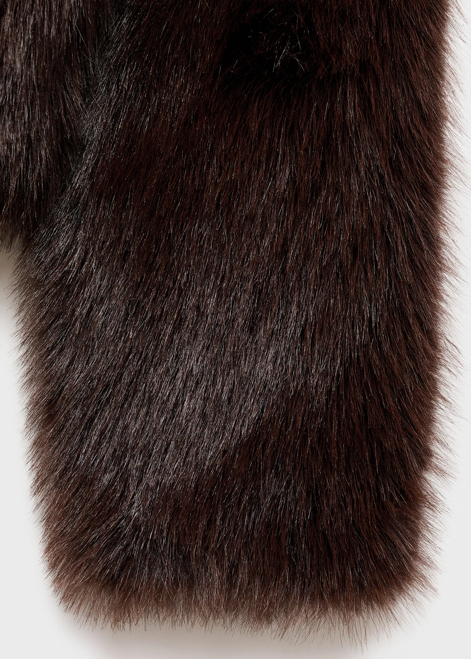 Faux fur jacket with lapels | MANGO (UK)