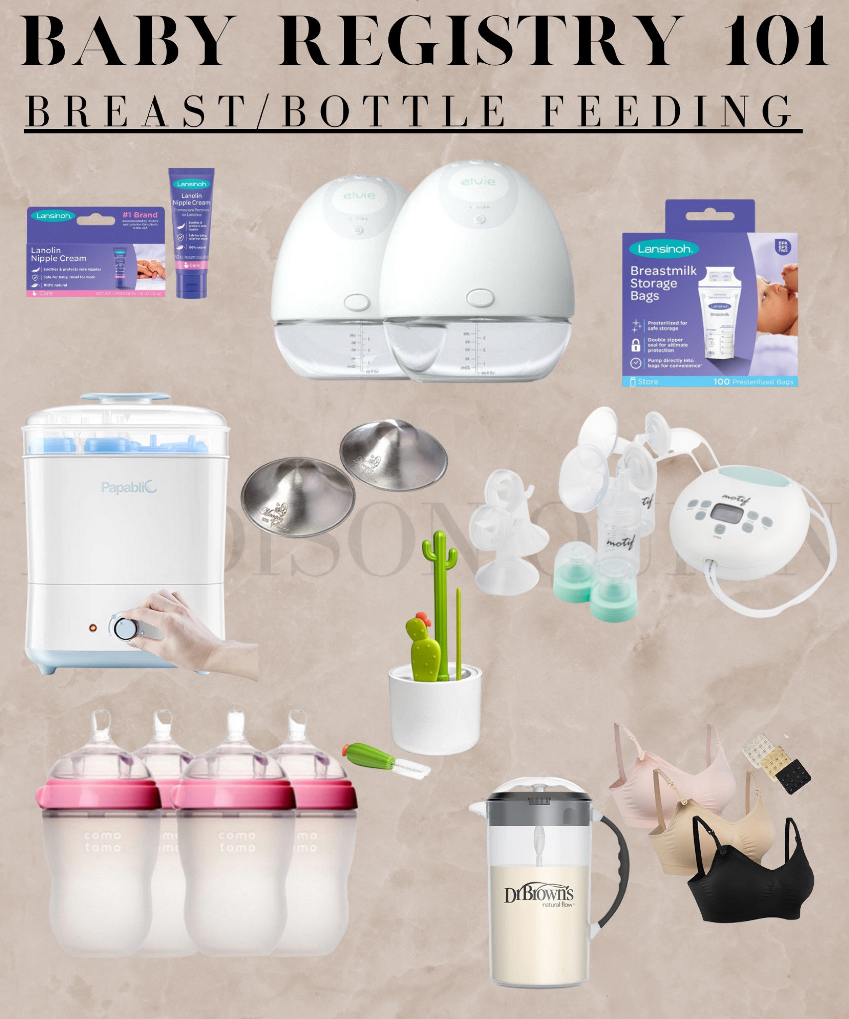 BABY REGISTRY 101 - BREAST/BOTTLE FEEDING

#LTKbaby
