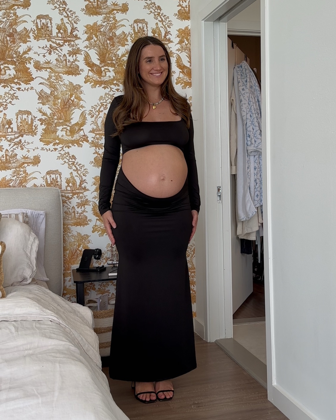 Amazon dress for growing bump! Could be worn for a maternity shoot. Wearing a size medium.

#LTKFindsUnder50 #LTKBump #LTKBaby