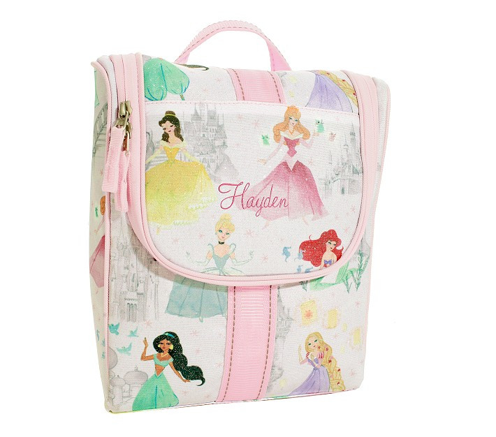 Mackenzie Disney Princess Castle Shimmer Toiletry Bag | Pottery Barn Kids