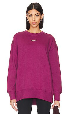 Nike Sportswear Phoenix Fleece in Rosewood & Sail from Revolve.com | Revolve Clothing (Global)