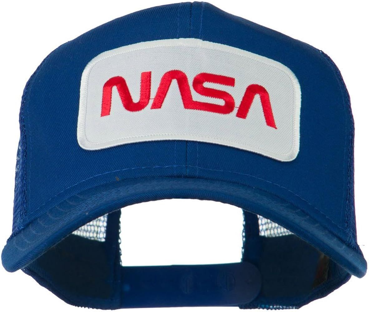 e4Hats.com NASA Logo Embroidered Patched Mesh Back Cap | Amazon (US)