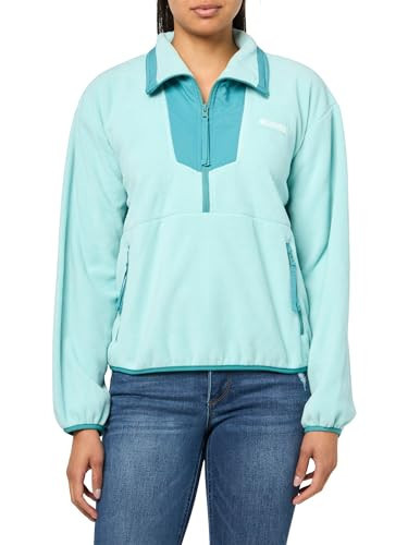 Columbia Women's Sequoia Grove Half Zip Fleece, Spray/Teal, Medium | Amazon (US)