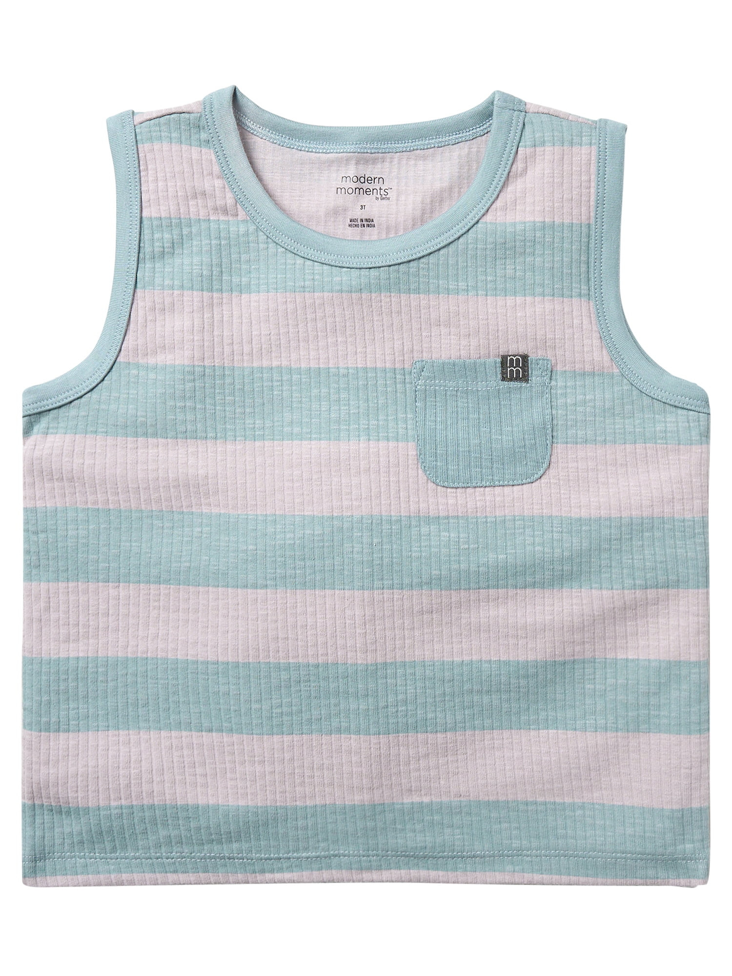 Modern Moments by Gerber Toddler Boy Organic Tank Top With Pockets, Sizes 12M-5T | Walmart (US)