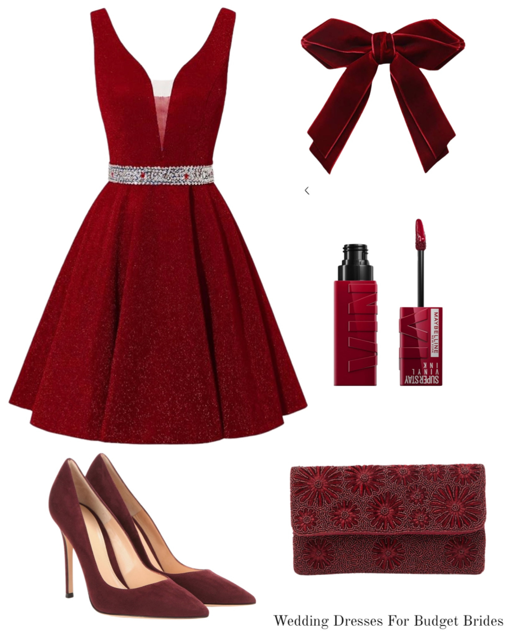 
Wedding guest outfit idea for a semi formal wedding. 

Fall wedding guest dress. Winter wedding guest dress. Event dress. Winter dresses. Wedding guest. Wedding guest dress. Semi formal dress. Holiday dress. Winter party dress. Christmas party dress. Holiday party dress. Christmas wedding guest dress. Semi formal wear. Burgundy wedding guest dress. Burgundy midi dress. Burgundy heels. Burgundy cocktail dress. Prom dress.

#LTKwedding #LTKSeasonal #LTKparties