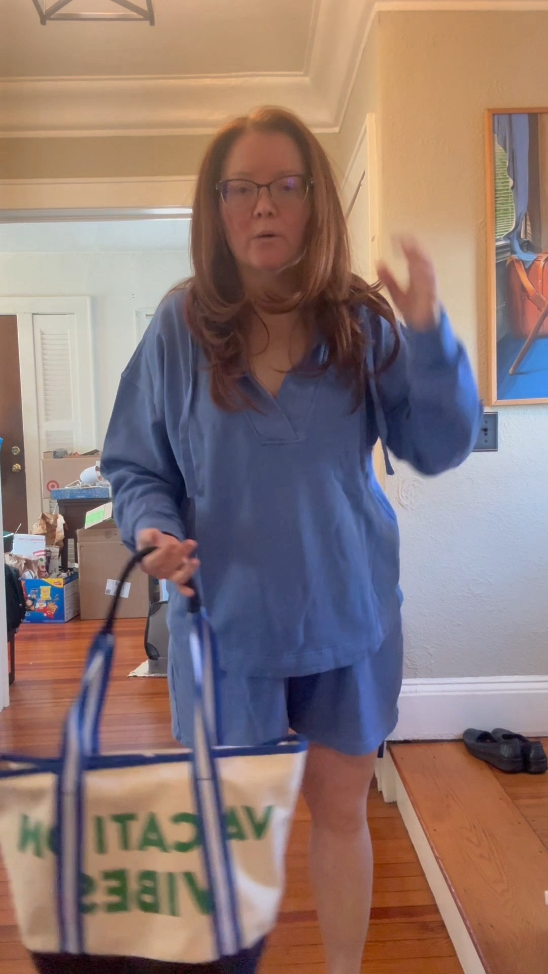 50% off everything at Old Navy!  This hooded sweatshirt and matching Terry short with pockets will work all through spring and summer. This color was not available in petite but some are. I’m wearing a Medium.  The swim is from Loft.  Top is a size small (I am a 36b) and high rise full coverage bottom is a large. Love this tote too!  Great for vacations! 

#LTKSwim #LTKSaleAlert #LTKFindsUnder50