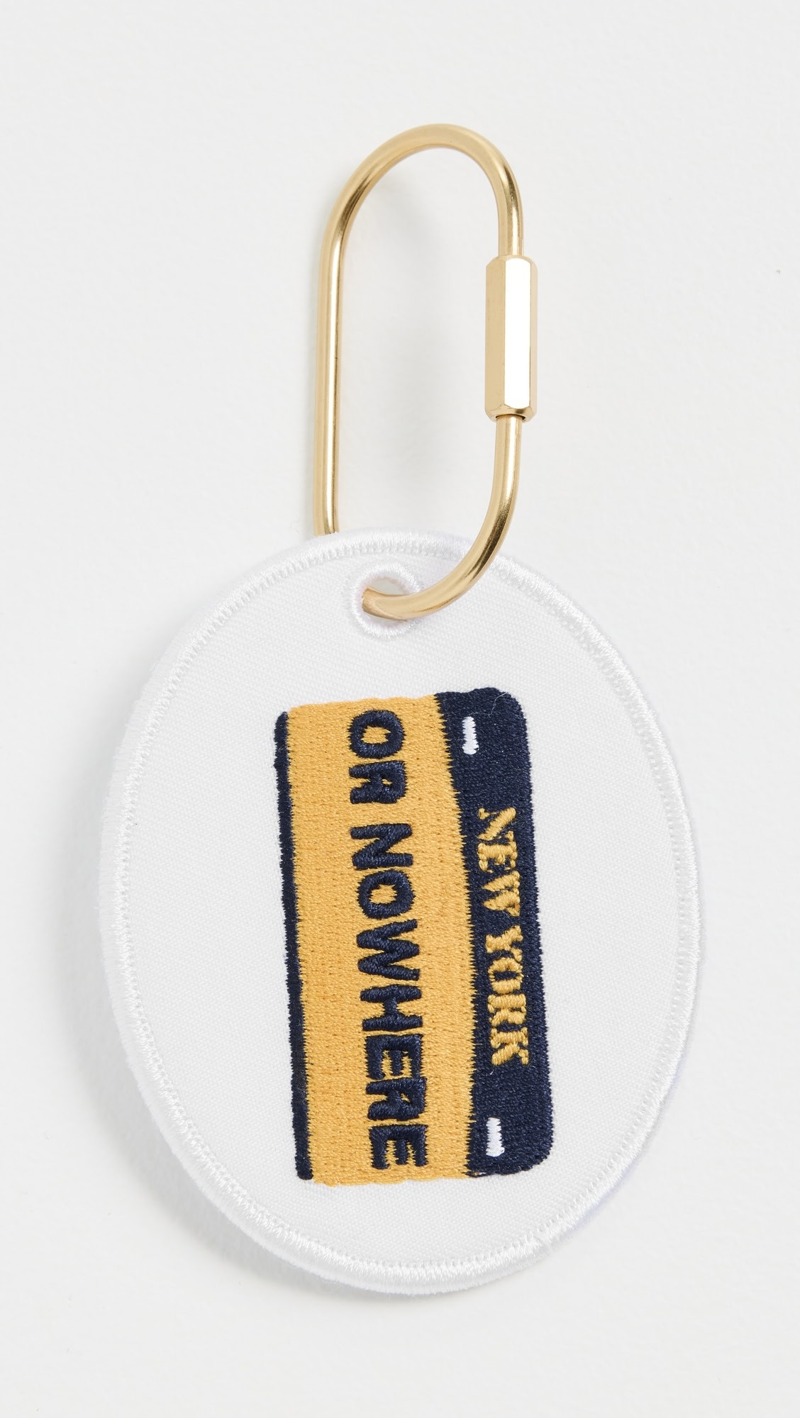 NY or Nowhere License Plate Charm | Shopbop