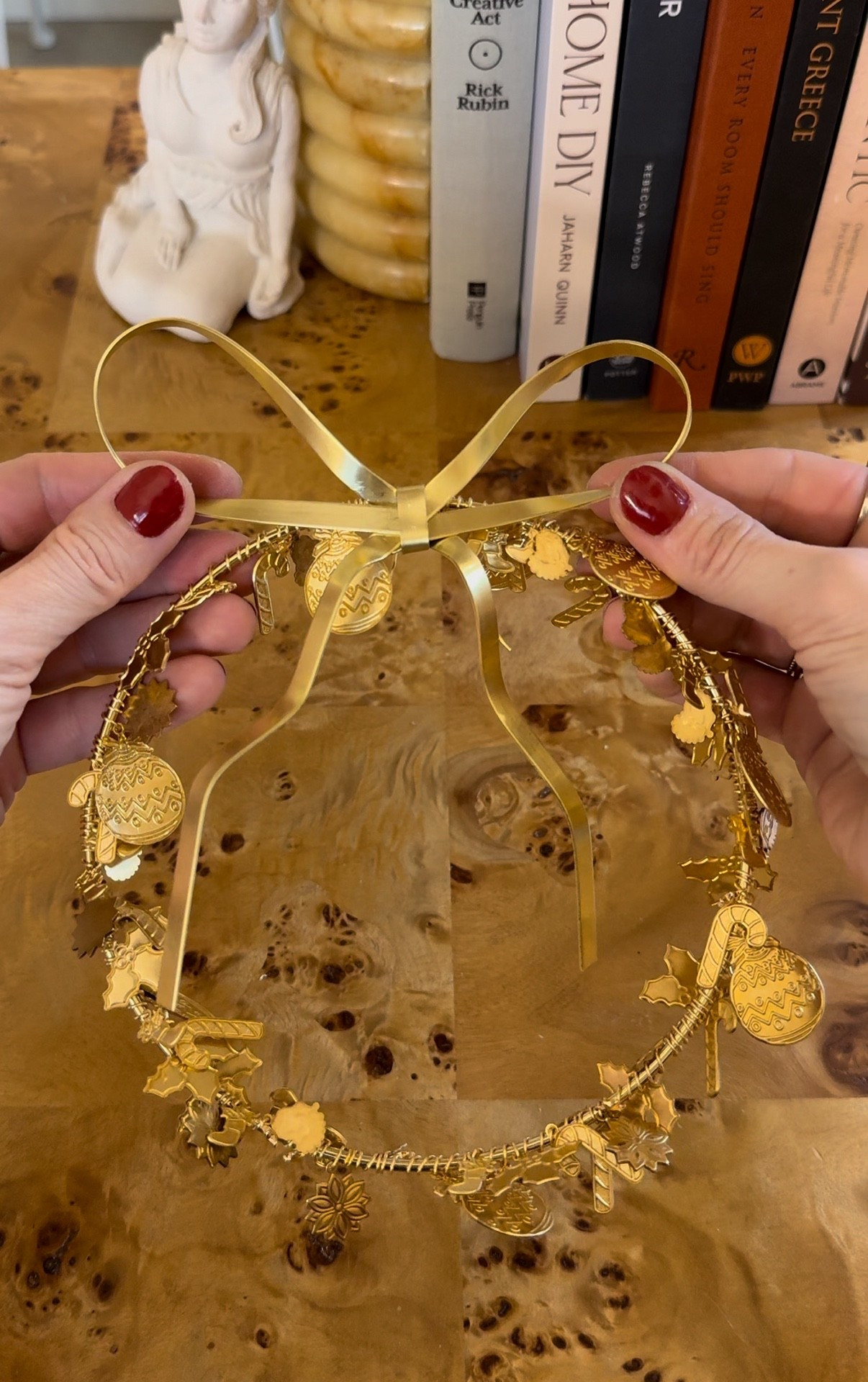 Materials used for my Old-Fashioned Dresden Wreath I made as part of my 12 Days of DIY series! 

#LTKHome #LTKHoliday