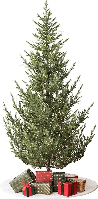 Aspen Slim Fir 7.5ft Pre-Lit Artificial Christmas Tree with 4,570 Branch Tips & 1,555 Low-Voltage... | Amazon (US)